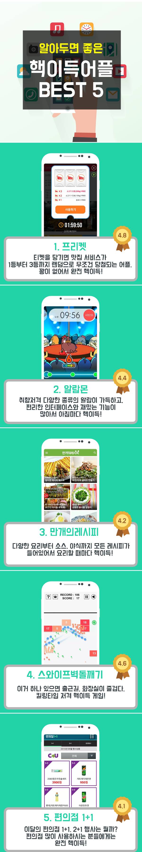 알면 핵이득 어플 BEST 5 [네이버 뿜 베스트].jpg