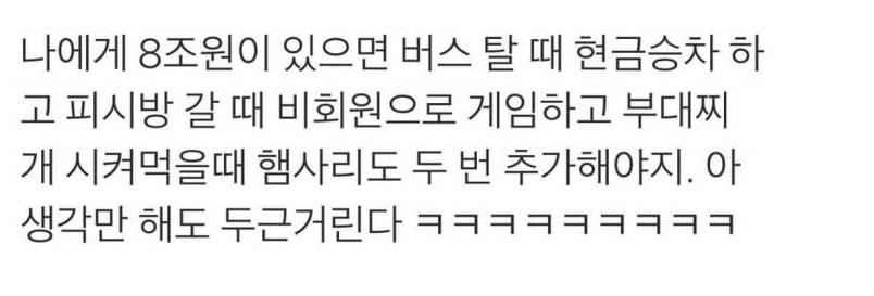 나한테 8조원이있다면.jpg