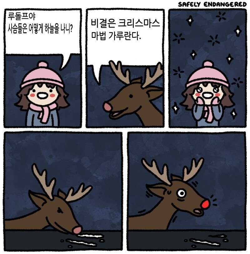 루돌프 사슴이 하늘을 나는 비결.jpg